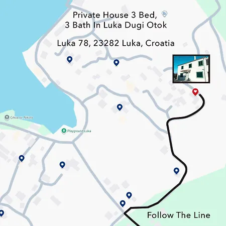 Rosa House 3 Bed, 3 Bath In Dugi Otok *